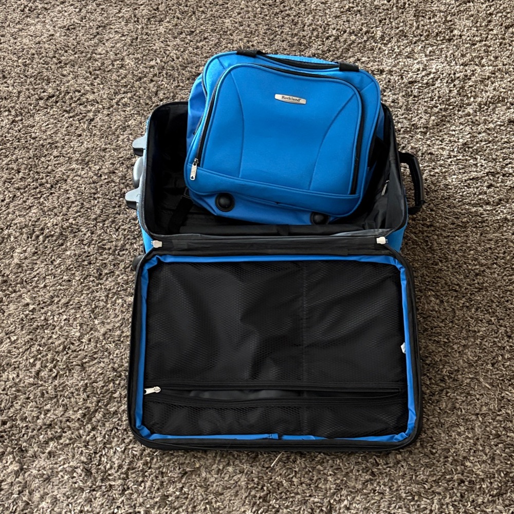 Blue Luggage Set - Picture 2 of 3